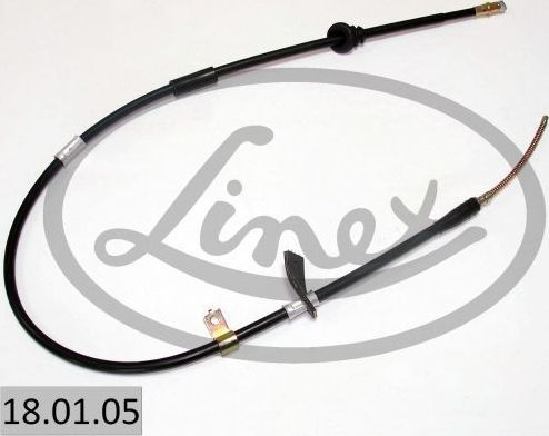 Трос ручника (тросик ручного тормоза) Linex. Артикул 18.01.05
