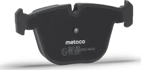 Колодки тормозные задние дисковые к-кт (Metaco). Артикул 3010303