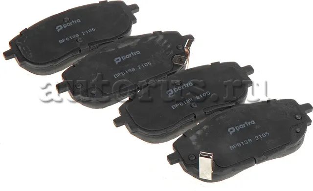 Колодки тормозные дисковые | перед прав/лев | (Partra). Артикул BP6138