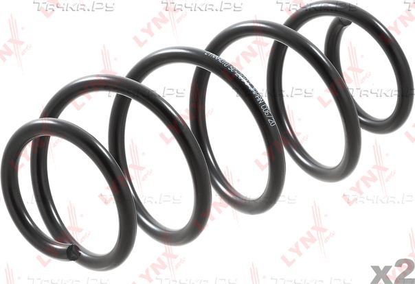Пружина подвески LYNXauto передняя для Volkswagen Passat B6 2005-2010. Артикул SC-2093