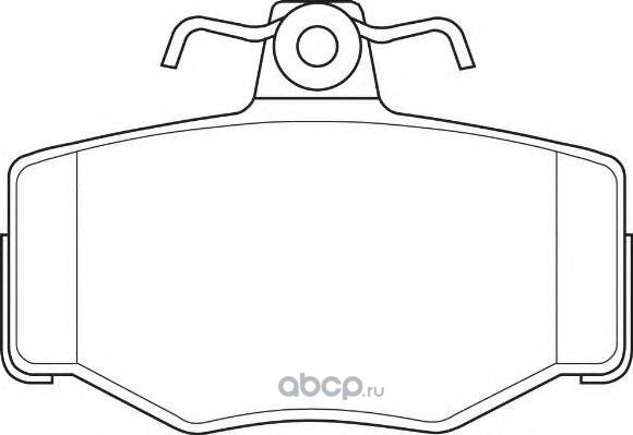 36741(WBP21545A) ТОРМОЗНЫЕ_КОЛОДКИ WAGNER Wagner. Артикул WBP21545A 