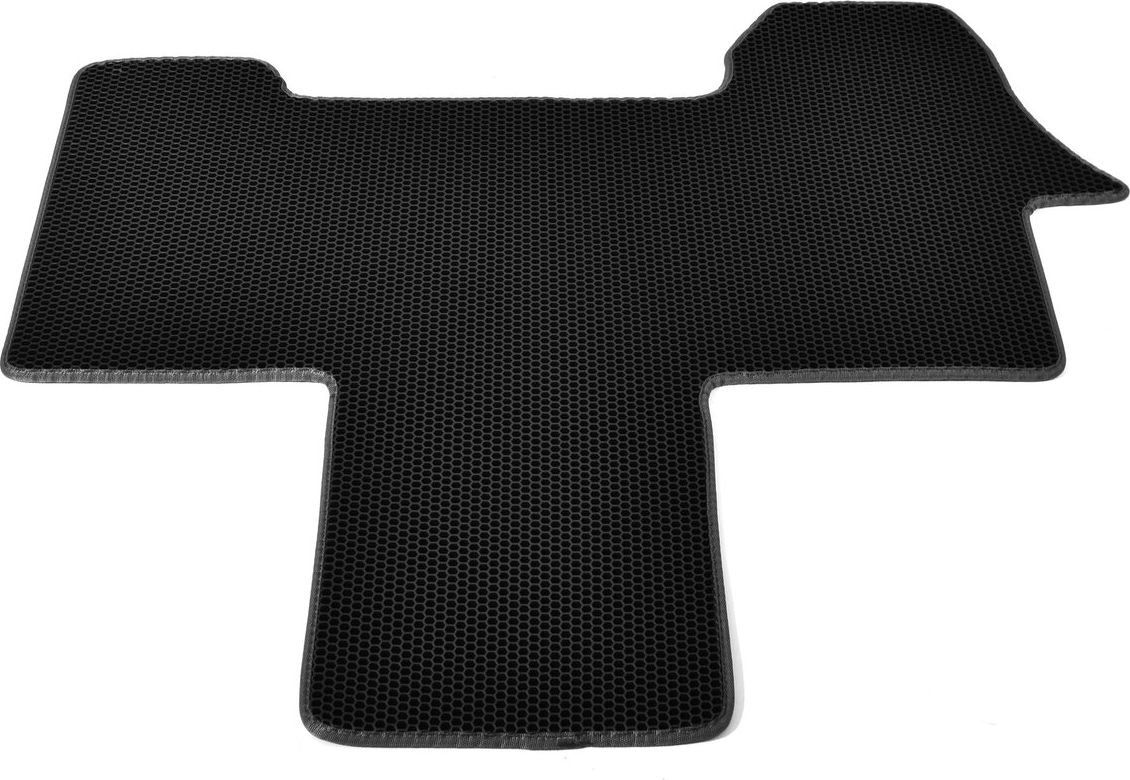 Коврик ТриАВС EVA для салона Citroen Jumper II (250) 2006-2026 (цельный). Черный, серый кант. Артикул TAS2D-1754.01.04