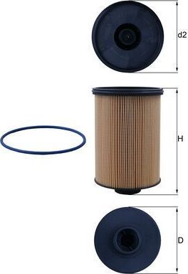 Топливный фильтр Mahle. Артикул KX 659D