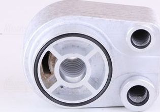 Радиатор масляный (маслоохладитель) для двигателя Nissens (алюминий). Артикул 90705