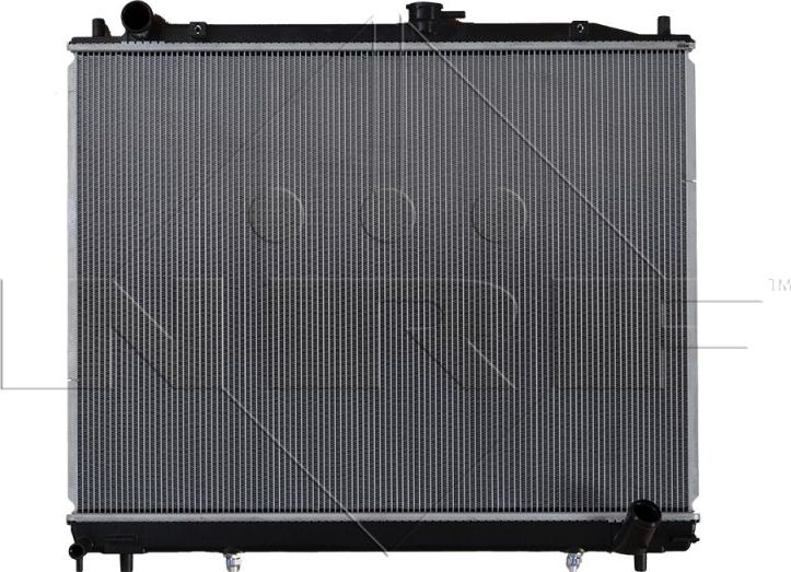 Радиатор охлаждения двигателя NRF (алюминий). Артикул 53754