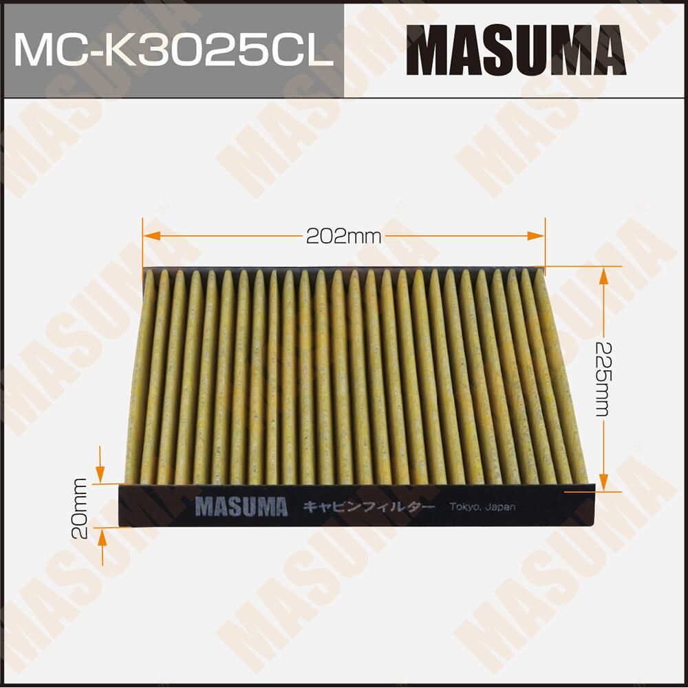 Салонный фильтр Masuma. Артикул MC-K3025CL