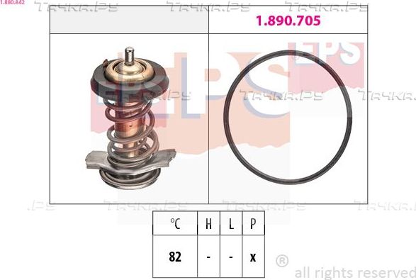 Термостат EPS Made in Italy - OE Equivalent для Fiat Ducato II 2002-2006. Артикул 1.880.842