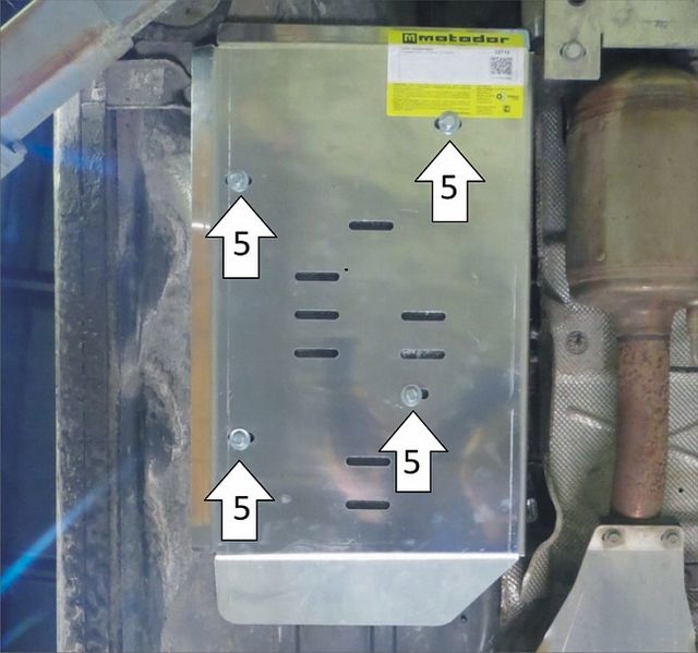 Защита Мотодор для трубок кондиционера Volkswagen Multivan T6 2015-2020. Артикул 02741