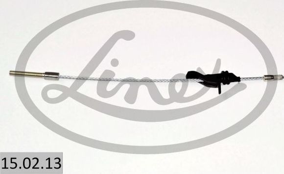 Трос ручника (тросик ручного тормоза) Linex. Артикул 15.02.13