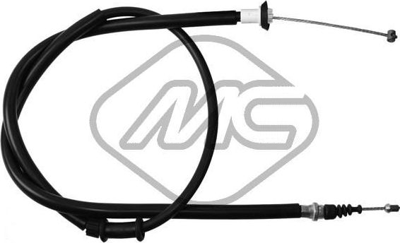 Трос ручника (тросик ручного тормоза) Metalcaucho правый для Fiat 500 II 2007-2026. Артикул 81376