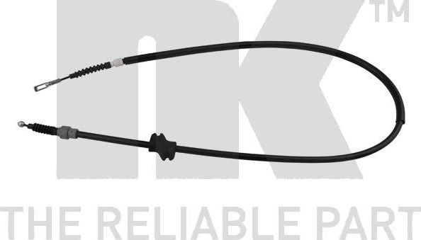 Трос ручника (тросик ручного тормоза) NK. Артикул 904769