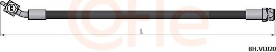 Тормозной шланг Cofle. Артикул 92.BH.VL020