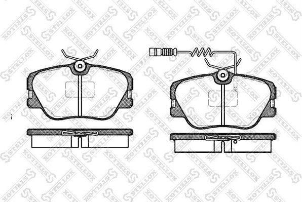 Тормозные колодки Stellox. Артикул 200 002B-SX