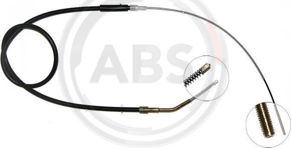 Трос ручника (тросик ручного тормоза) ABS задний правый/левый для BMW 3 III (E36) 1990-1998. Артикул K10156