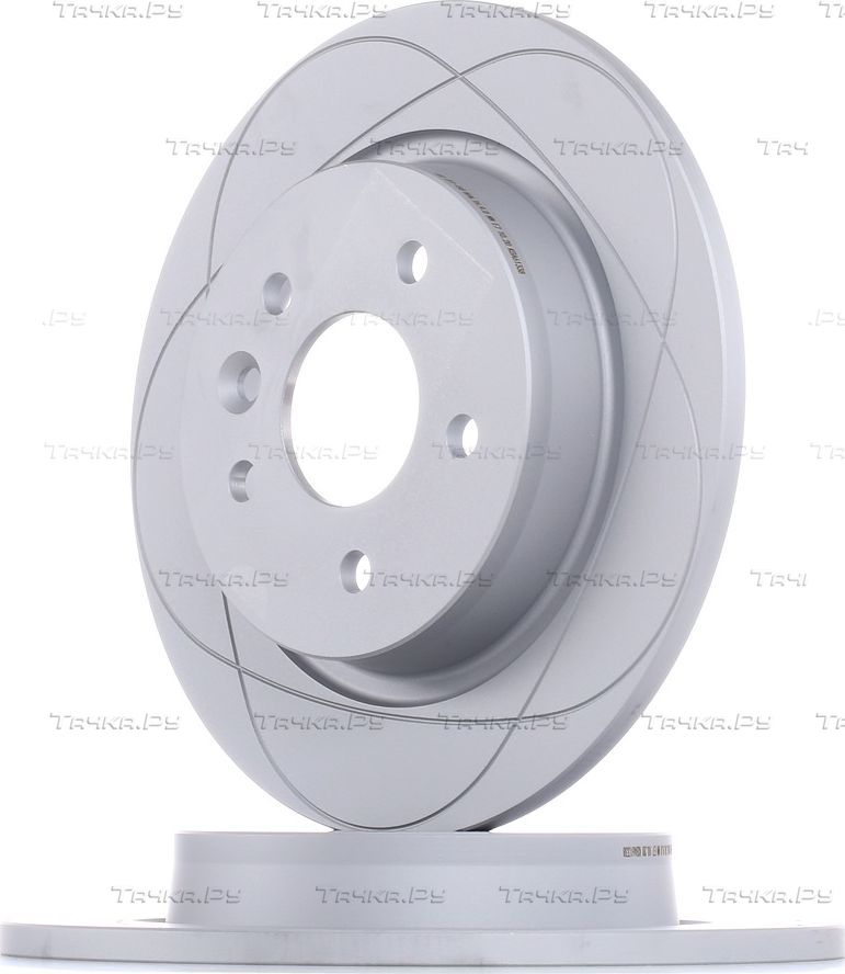 Тормозной диск ATE PowerDisc задний для Volvo V50 I 2004-2012. Артикул 24.0311-0158.1