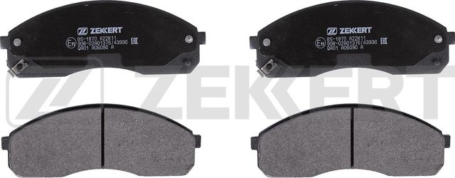 Тормозные колодки Zekkert передние для Kia Bongo IV 2012-2026. Артикул BS-1870