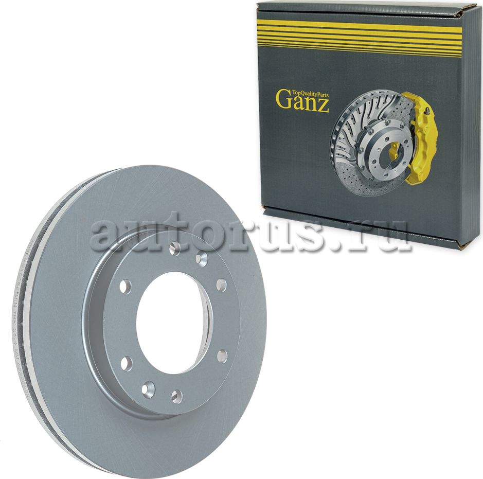 Диск тормозной передний (Ganz). Артикул GIJ10085