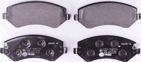 Тормозные колодки Hella. Артикул 8DB 355 010-051