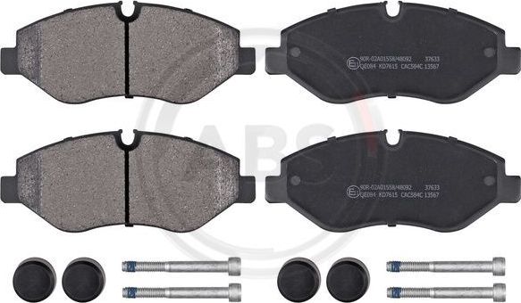 Тормозные колодки ABS. Артикул 37633