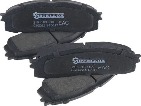 Тормозные колодки Stellox задние для Toyota Chaser IV (X80) 1988-1992. Артикул 210 010B-SX