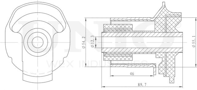Сайлентблок балки (Unio). Артикул RMP-20449
