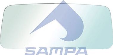 Зеркальное стекло бокового зеркала Sampa. Артикул 201.206