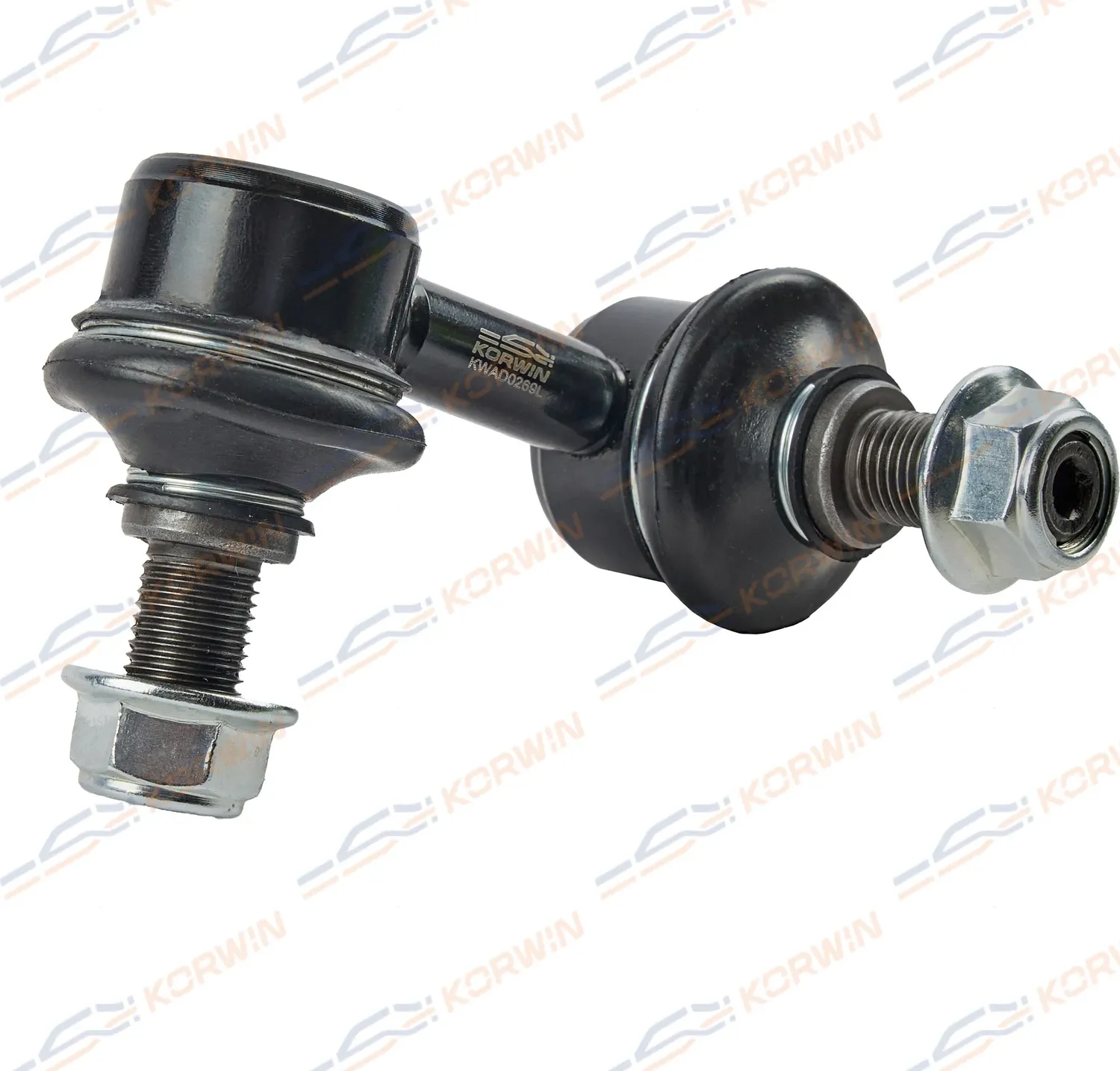 Стойка стабилизатора FR L NISSAN X-Trail T30 01-06 (гарантия 1 год/30т.км) (Korwin). Артикул KWAD0269L