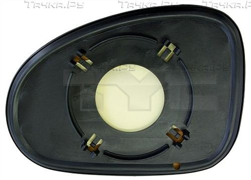 Зеркальное стекло бокового зеркала TYC правое для Chevrolet Spark II 2005-2010. Артикул 306-0025-1