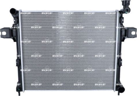 Радиатор охлаждения двигателя NRF (алюминий). Артикул 56588