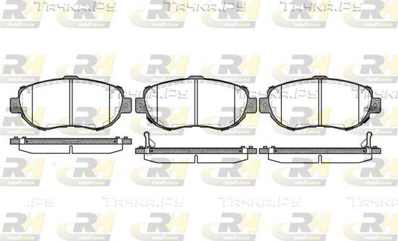 Тормозные колодки RoadHouse передние для Lexus GS II 1997-2004. Артикул 2456.02