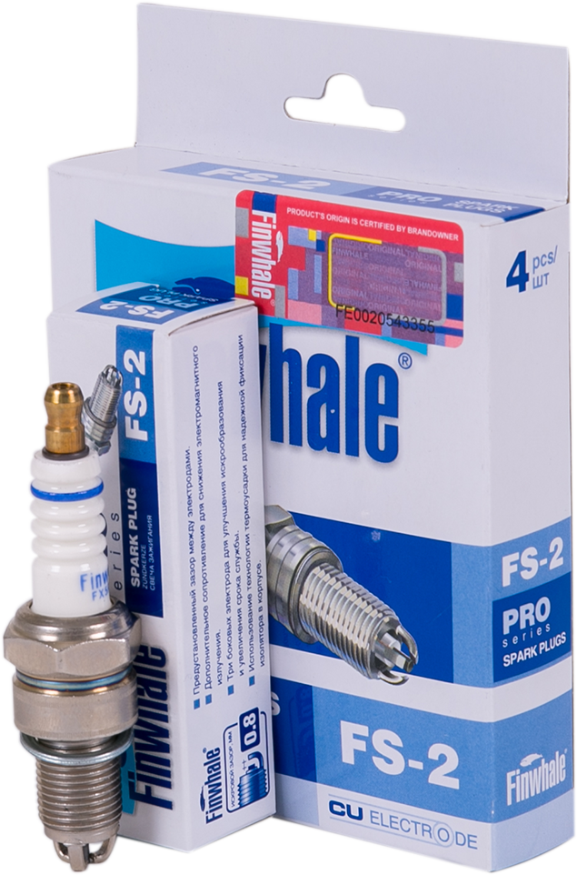Свеча зажигания Finwhale. Артикул FS2