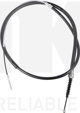 Трос ручника (тросик ручного тормоза) NK. Артикул 904762