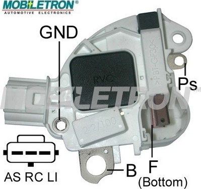 Реле-регулятор напряжения генератора Mobiletron. Артикул VR-F156