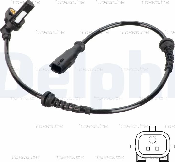 Датчик ABS Delphi для Renault Symbol ll 2008-2014. Артикул SS20765