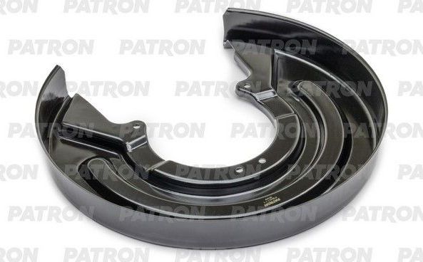 Кожух (щиток) тормозного диска Patron задний для Volkswagen Multivan T5 2003-2015. Артикул PBS111