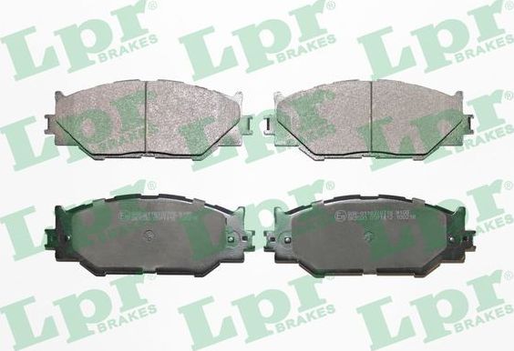 Тормозные колодки LPR. Артикул 05P1412