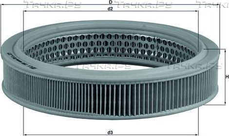 Воздушный фильтр Mahle для Fiat 131 1981-1984. Артикул LX 298