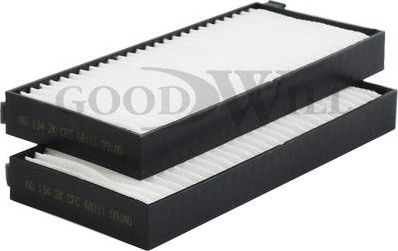 Салонный фильтр GoodWill. Артикул AG 134 2K CF