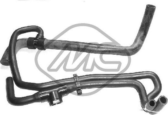 Патрубок радиатора (системы охлаждения) Metalcaucho нижний для Ford Puma I 1997-2000. Артикул 08764