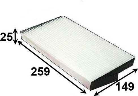 Салонный фильтр JS Asakashi. Артикул AC2511