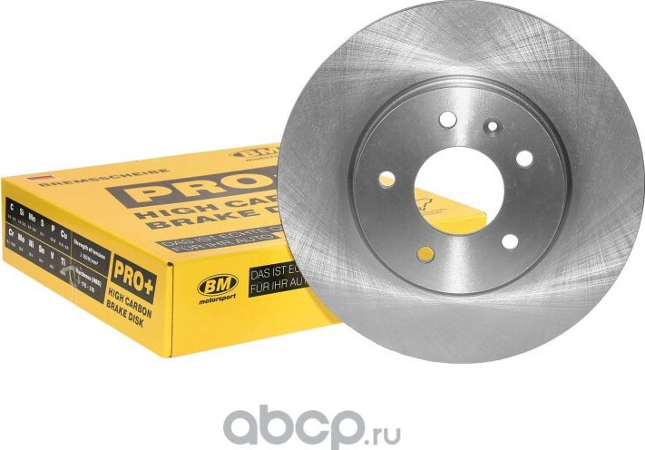 Диск тормозной высокоуглеродистый вентилируемый передний (BM). Артикул WIP0042