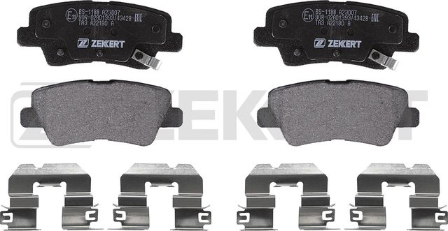 Тормозные колодки Zekkert. Артикул BS-1188