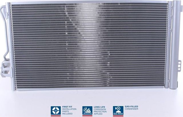 Радиатор кондиционера (конденсатор) Nissens (алюминий). Артикул 940178