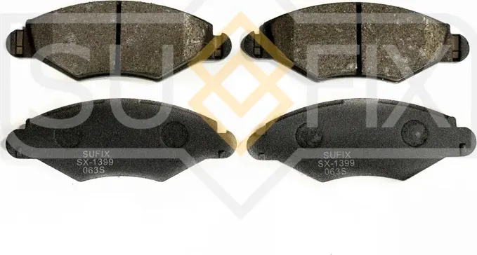 Колодки тормозные дисковые | перед прав/лев | (Sufix). Артикул SX-1399
