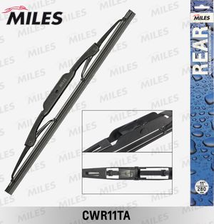 Щетка стеклоочистителя (дворник) Miles задняя для Mitsubishi Colt VI (Z20/Z30) 2004-2012. Артикул CWR11TA