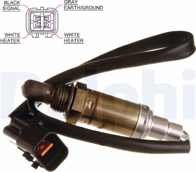 Лямбда-зонд (кислородный датчик) Delphi. Артикул ES10883-12B1
