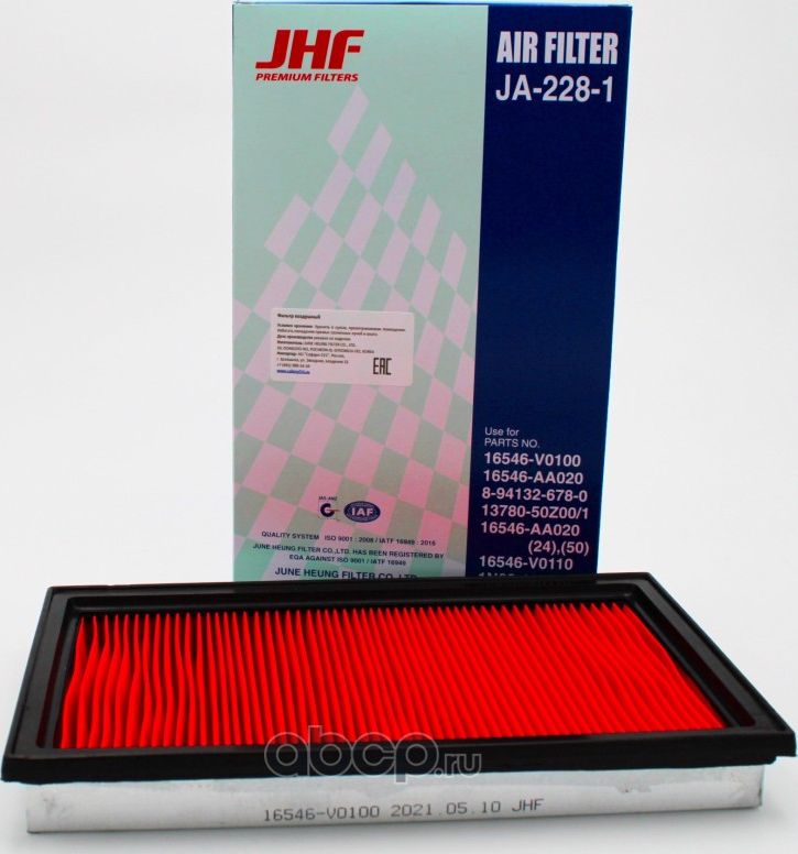 JHF фильтр возд. JA-228-1 JHF. Артикул JA2281