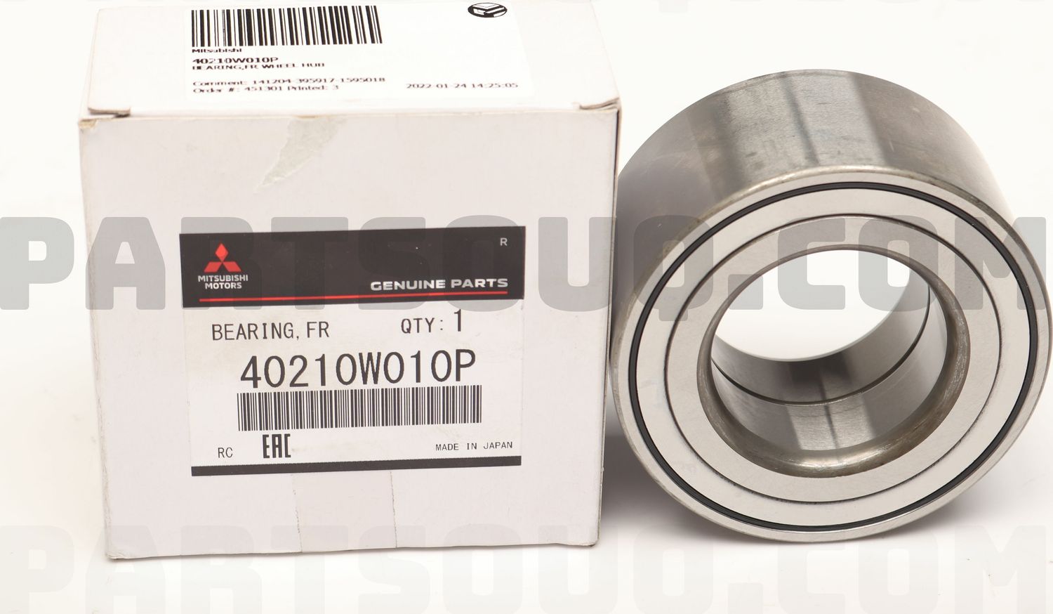 Ступичный подшипник (комплект) Mitsubishi. Артикул 40210W010P