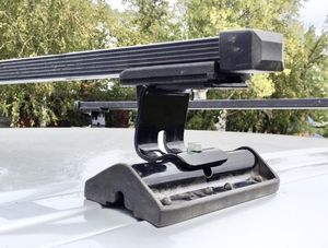 Багажник на крышу INTER C-15 на штатные места для Citroen C4 I хэтчбек 3/5-дв. 2005-2009 (Прямоугольные дуги). Артикул 5519+1003