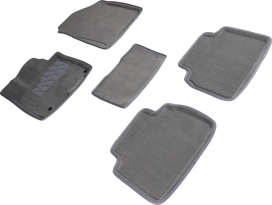 Коврики Seintex 3D ворсовые для салона Hyundai Tucson IV 2021-2026 СЕРЫЕ. Артикул 96497
